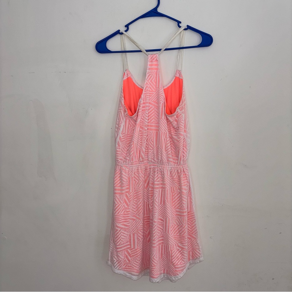 Express Pink Geometric Print Racerback Mini Dress XS - Picture 4 of 9